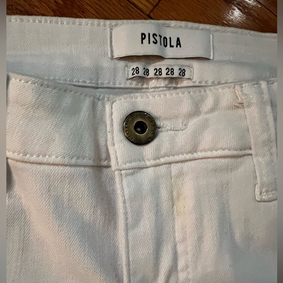 Pistola white ripped jeans size 28 - Picture 4 of 7